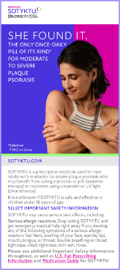 Conoce a SOTYKTU™ (deucravacitinib) folleto